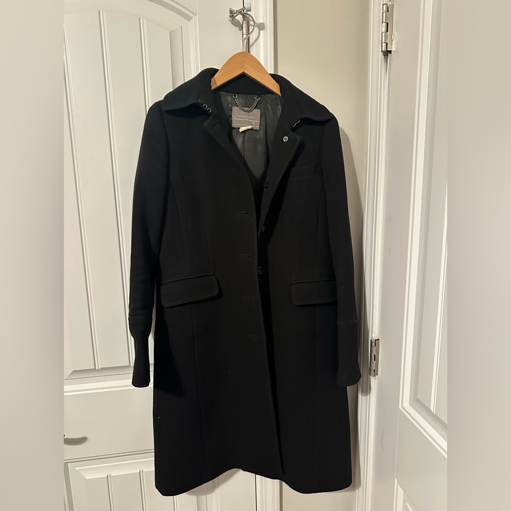 J Crew double cloth dress coat